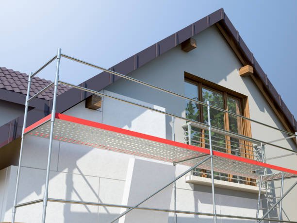 Bâtiment moderne illustrant une couverture métallique en bac acier
