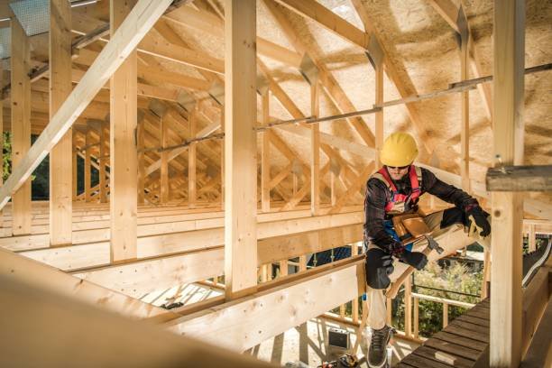 Bâtiment moderne illustrant une couverture métallique en bac acier